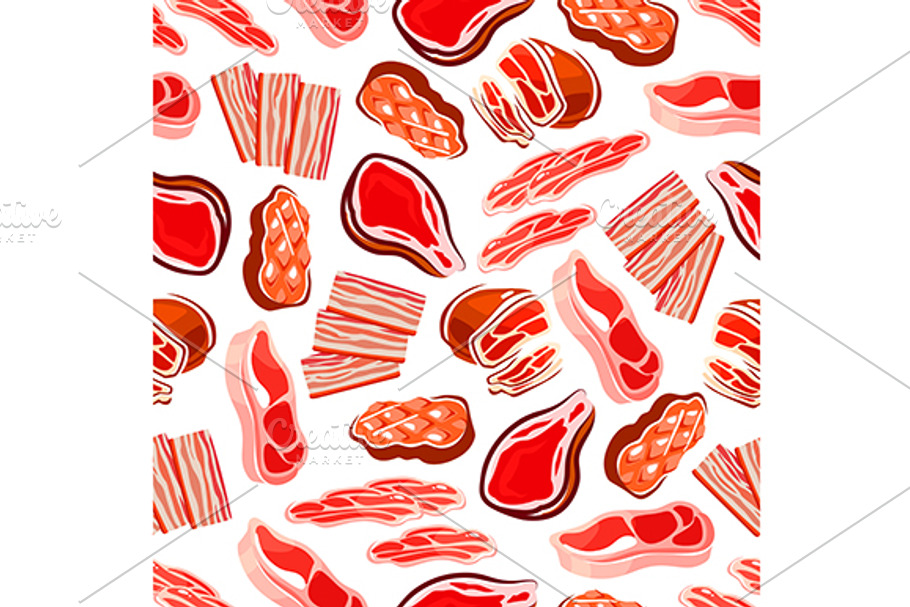 Smoked, grilled and baked meat in Graphics - product preview 8