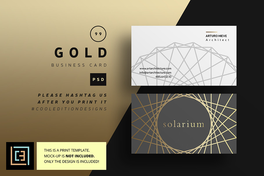 Gold - Business Card 99