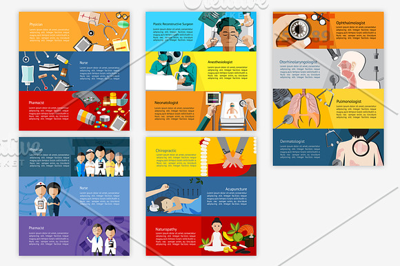 Medical health banners final pack!!! in Illustrations - product preview 2