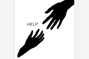 Vector Helping Hands