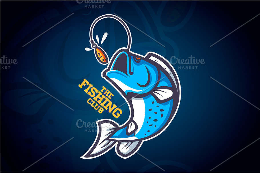 Logo fishing club.