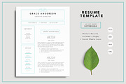 Grace Resume Template - 4 Page 