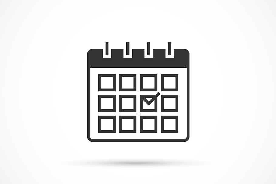 Calendar icon in Calendar Icons - product preview 8
