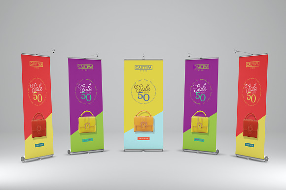 Cautiva - Roll-Up Banner 3 in Flyer Templates - product preview 2