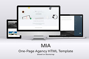 MIA One-Page Agency HTML Template