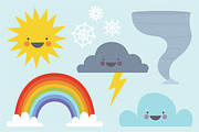 Whimsical Weather Patterns & Icons