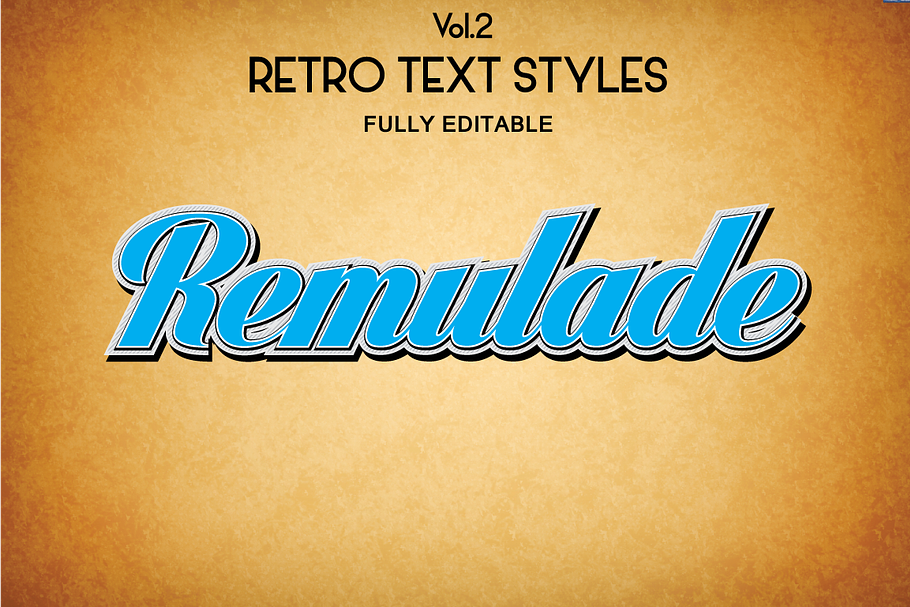 Vintage Retro Text Styles .Ai Vol2