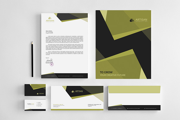 Corporate Identity in Stationery Templates - product preview 2