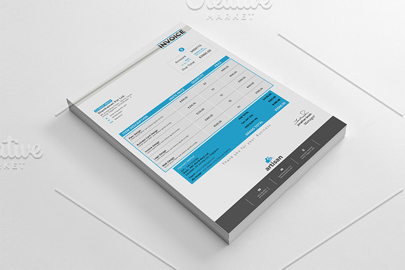 Invice in Stationery Templates - product preview 1