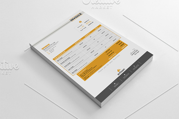 Invice in Stationery Templates - product preview 2