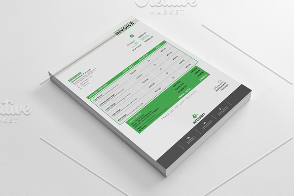 Invice in Stationery Templates - product preview 3