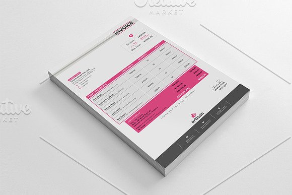 Invice in Stationery Templates - product preview 4