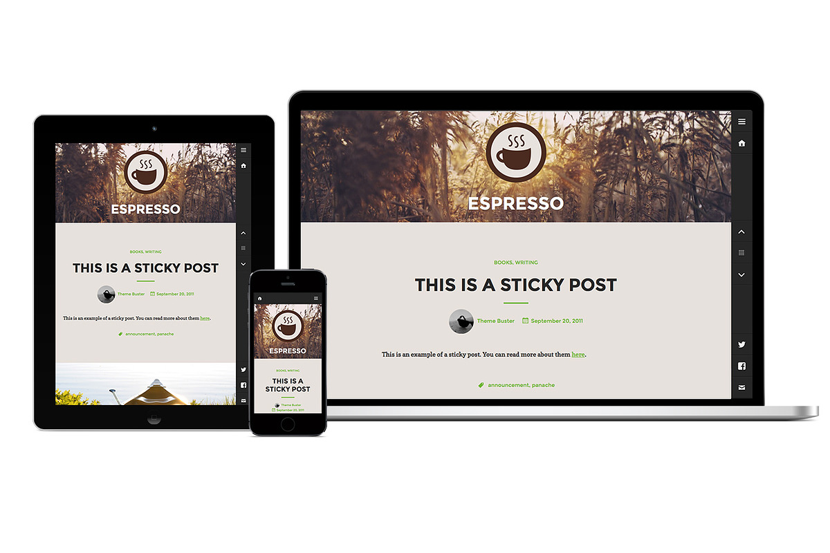 Espresso in WordPress Blog Themes - product preview 8