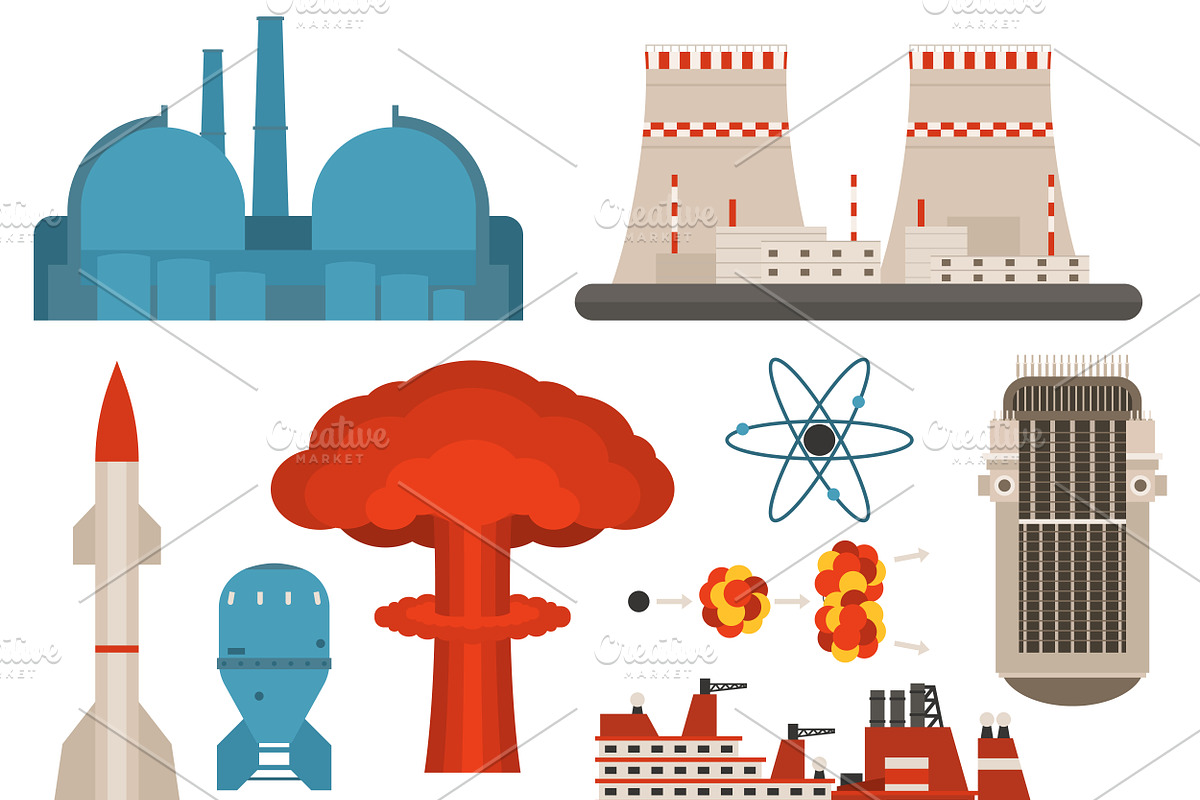 Nuclear energy vector in Illustrations - product preview 8