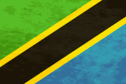 True proportions Tanzania flag