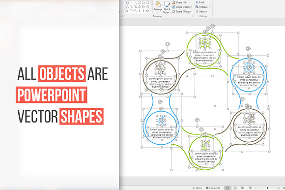 Linear elements for infographic v.16 in PowerPoint Templates - product preview 1
