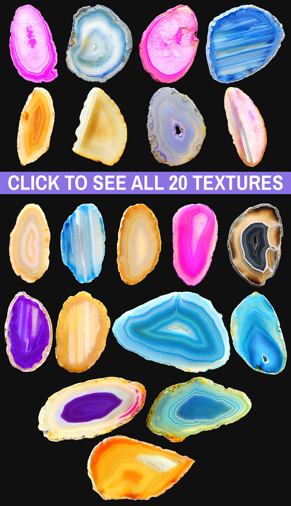Geode Natural Texture Pack in Textures - product preview 4