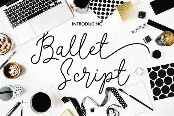Ballet Script in Script Fonts - product preview 4
