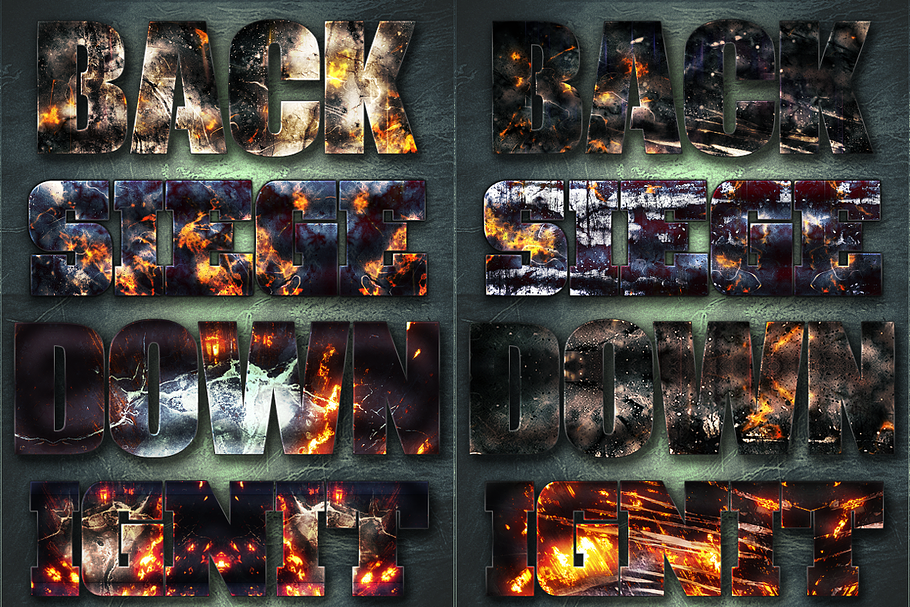 32 Extreme War Layer Styles Bundle 1 in Photoshop Layer Styles - product preview 8