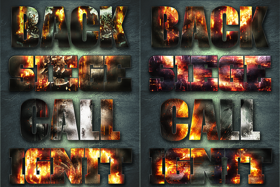 32 Extreme War Layer Styles Bundle 4 in Photoshop Layer Styles - product preview 8