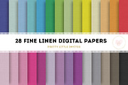 Fine Linen Digital Paper Pack