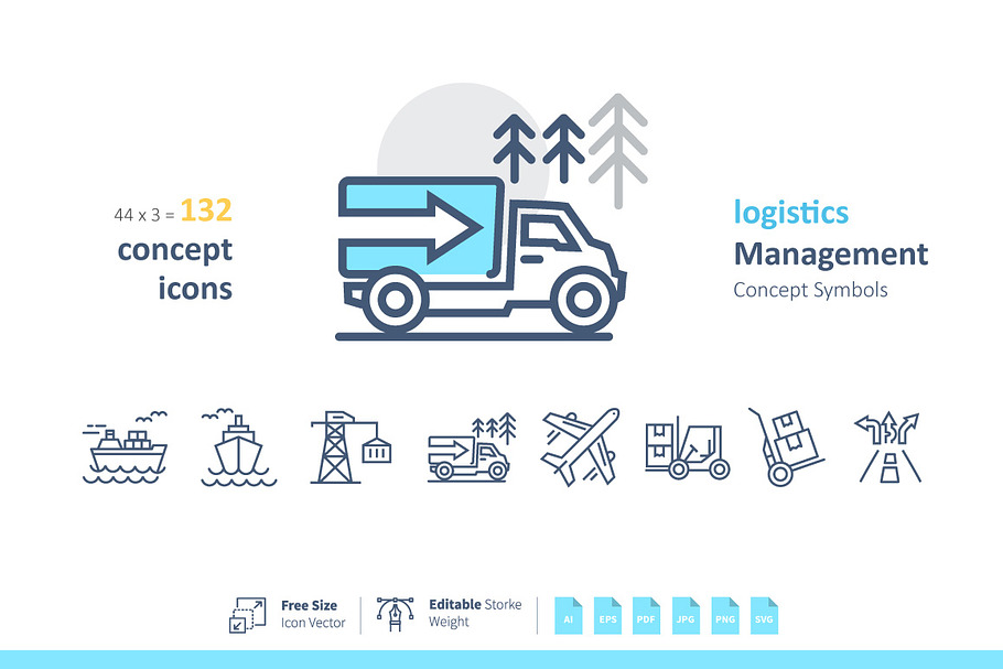 Logistics Management Symbols