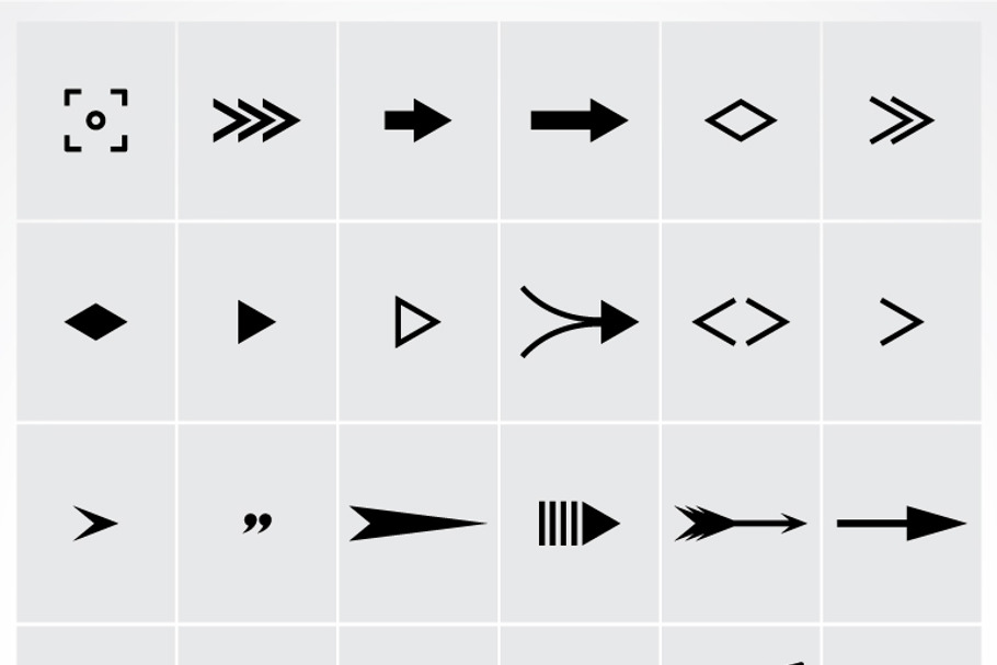 Arrows in Icons - product preview 8