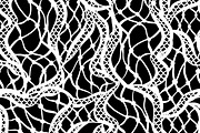 Lace patterns with abstract waves. 