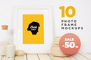 -50% Sale. Photo frame mockups