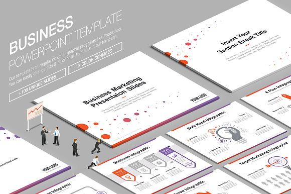 Business Powerpoint Template vol.4 in PowerPoint Templates - product preview 1