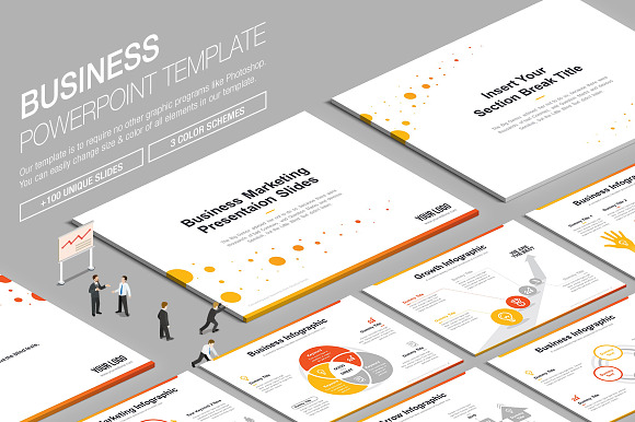 Business Powerpoint Template vol.4 in PowerPoint Templates - product preview 2