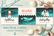 Nautical Cards Templates