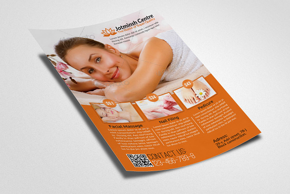 Spa Beauty Flyer Template in Flyer Templates - product preview 2