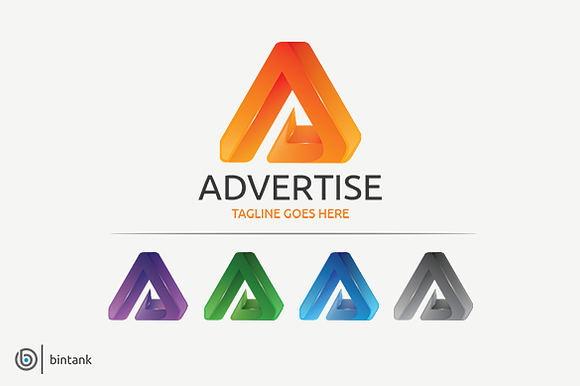 Advertise - A 3D Logo in Logo Templates - product preview 1