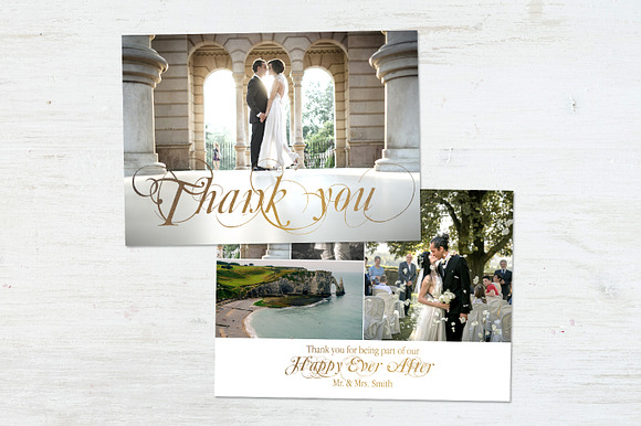 Wedding Thank You | Golden Days in Wedding Templates - product preview 6