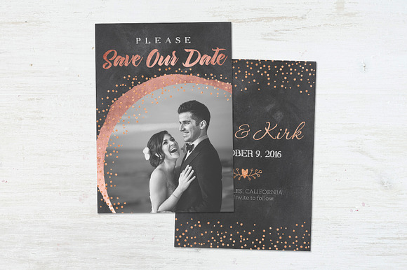 Save the Date | Confetti Dreams  in Wedding Templates - product preview 5