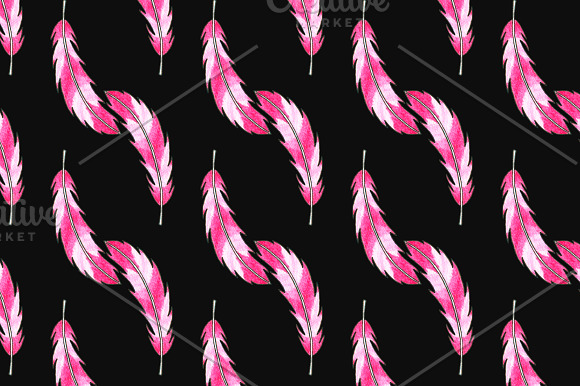Fantastic colored feathers in Illustrations - product preview 4