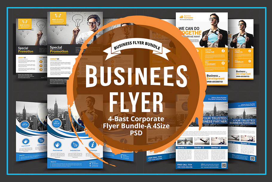 Business Flyer Design Bundle in Flyer Templates - product preview 8