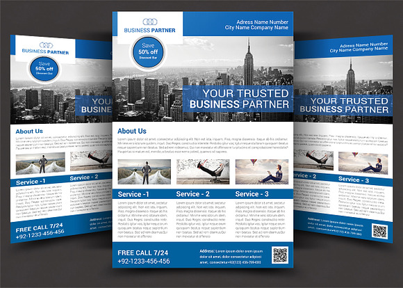 Business Flyer Design Bundle in Flyer Templates - product preview 1