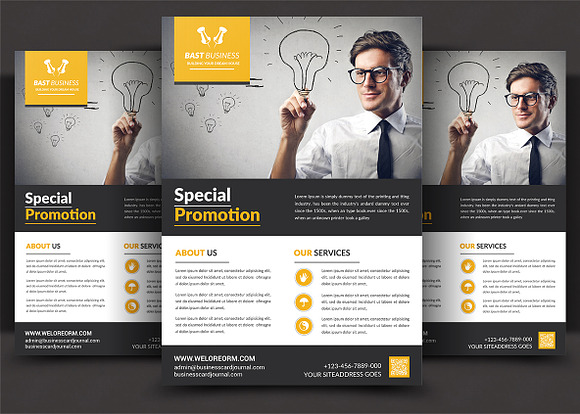 Business Flyer Design Bundle in Flyer Templates - product preview 3