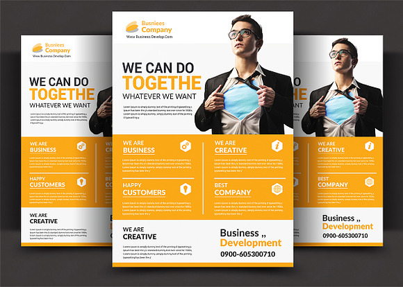 Business Flyer Design Bundle in Flyer Templates - product preview 4