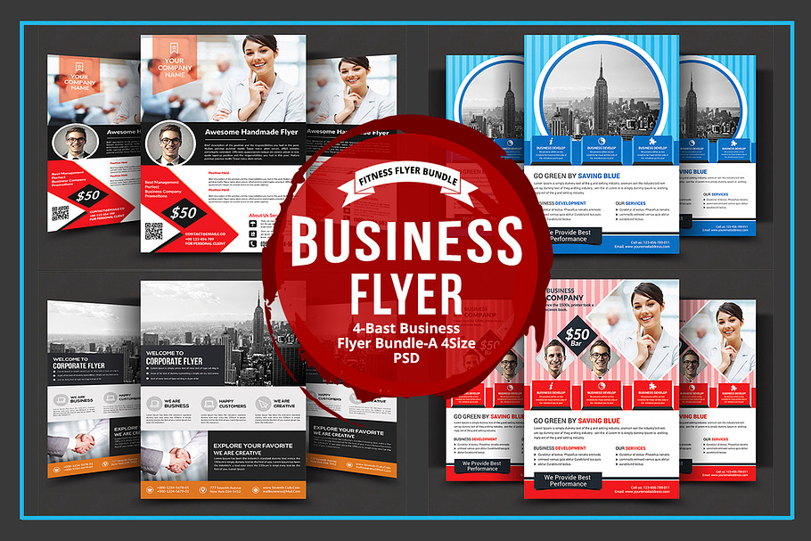 Corporate Flyer Design Bundle in Flyer Templates - product preview 8