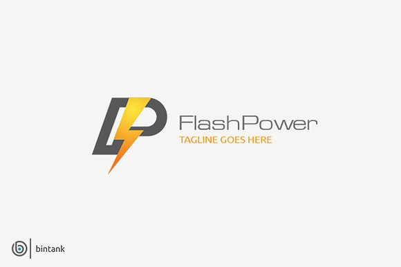 P Logo - Flash Power in Logo Templates - product preview 1