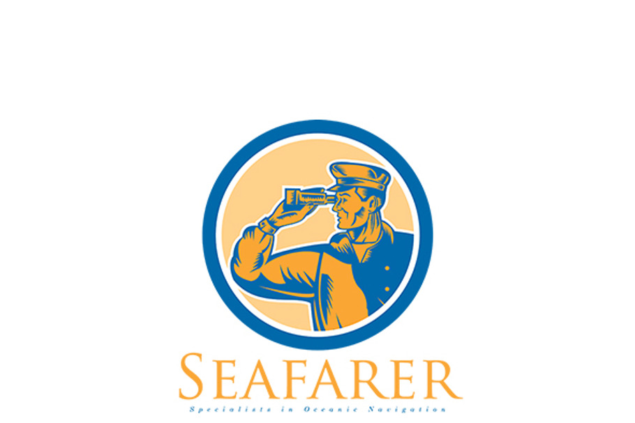 Seafarer Oceanic Navigation Logo in Logo Templates - product preview 8