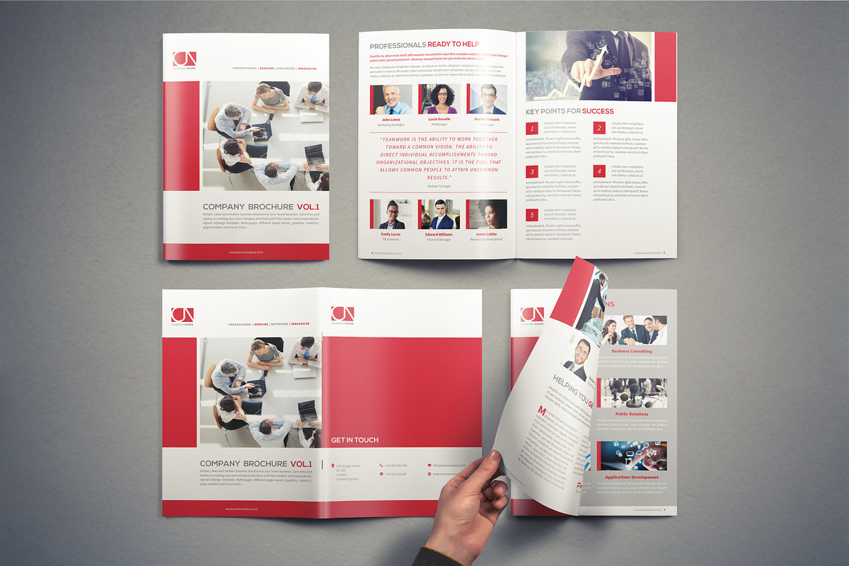 Company Brochure Template Vol.1 in Brochure Templates - product preview 8