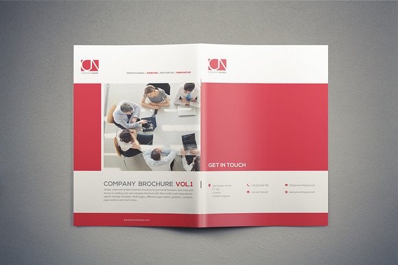 Company Brochure Template Vol.1 in Brochure Templates - product preview 5