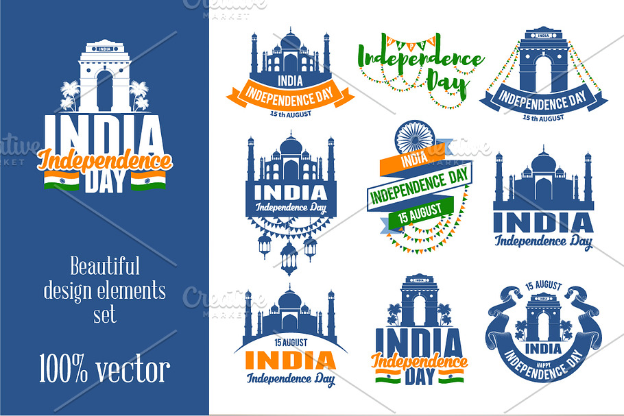 India Independence Day in Illustrations - product preview 8
