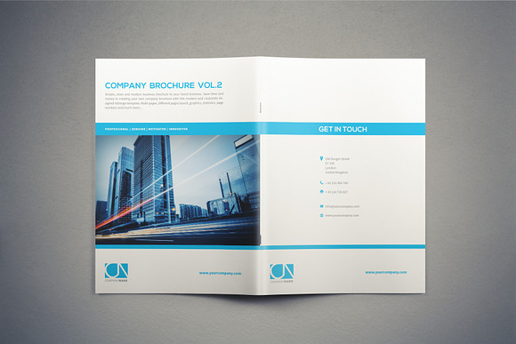 Company Brochure Template Vol.2 in Brochure Templates - product preview 5