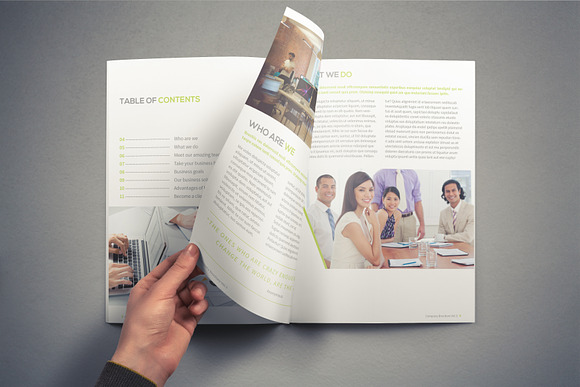 Company Brochure Template Vol.3 in Brochure Templates - product preview 4