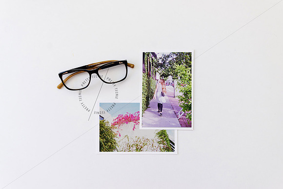 Photographs Mockup + Glasses psd+jpg in Mockup Templates - product preview 1